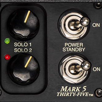 Independent SOLO Controls for each Channel allow different footswitchable volume levels–in addition to your Channel MASTER settings– that you can switch to during performance.